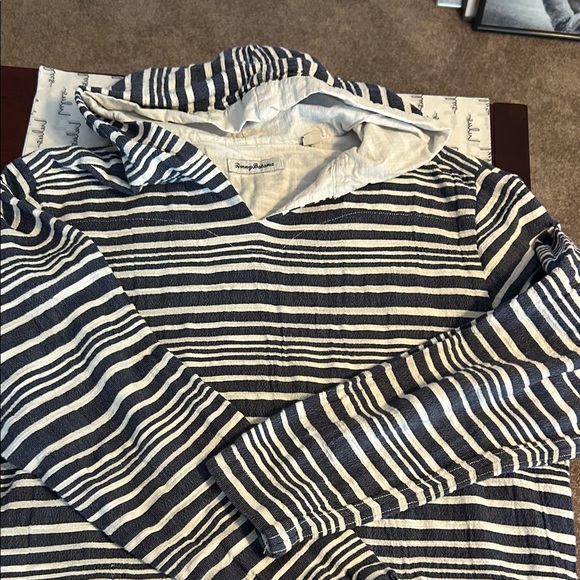 Tommy Bahama Other - GUC! Tommy Bahama Navy and White Striped Hoodie